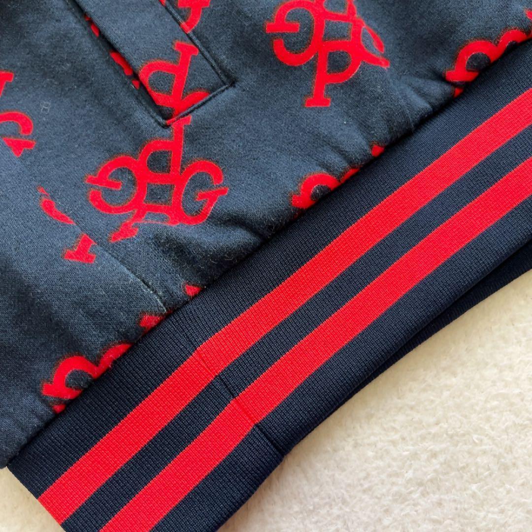 極美品　パーリーゲイツ　セットアップ　モノグラム　総柄　スウェット　パーカー