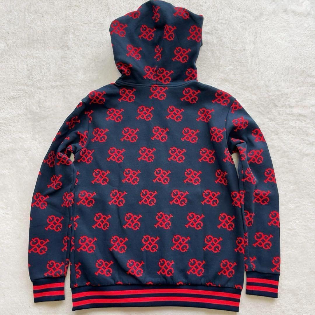 極美品　パーリーゲイツ　セットアップ　モノグラム　総柄　スウェット　パーカー