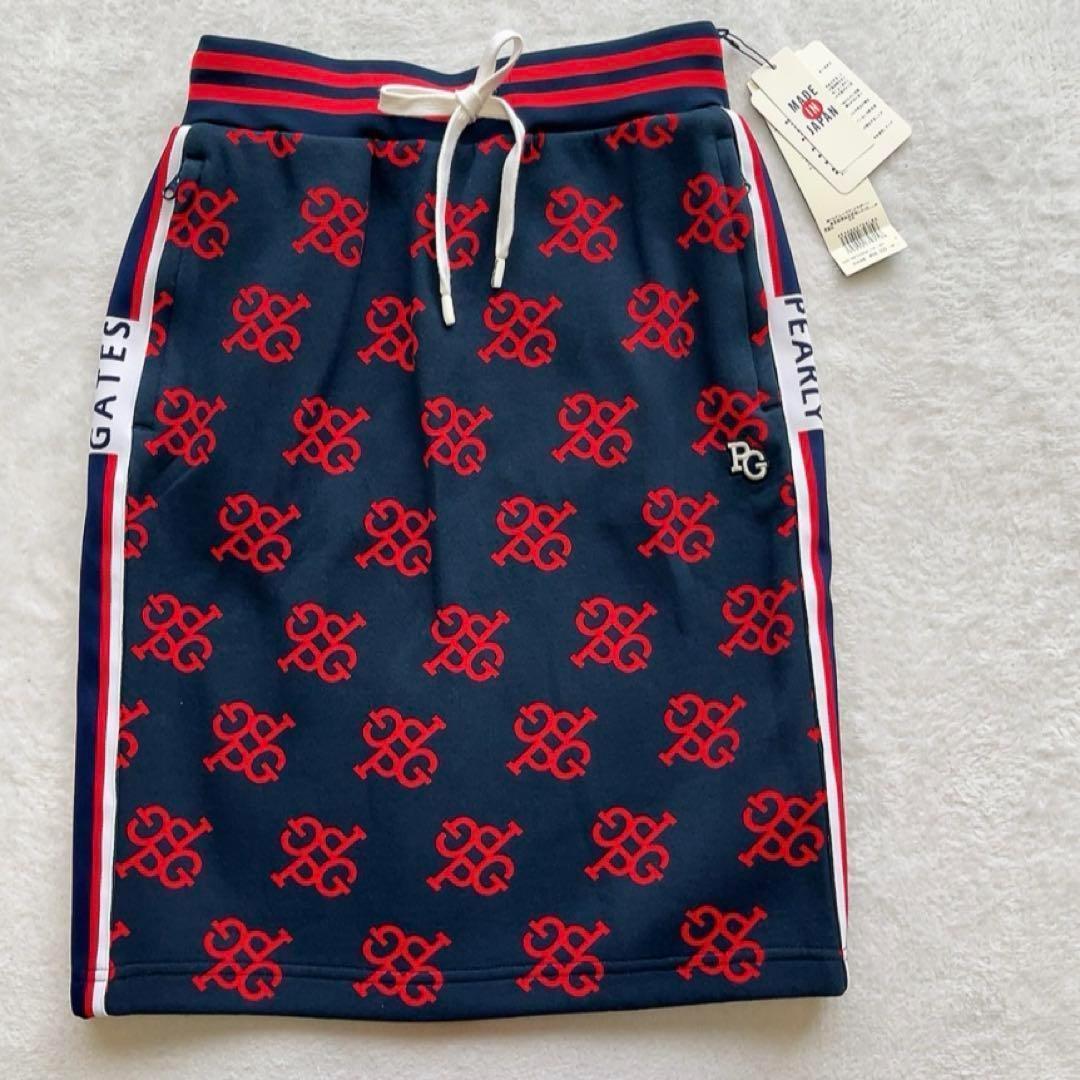 極美品　パーリーゲイツ　セットアップ　モノグラム　総柄　スウェット　パーカー