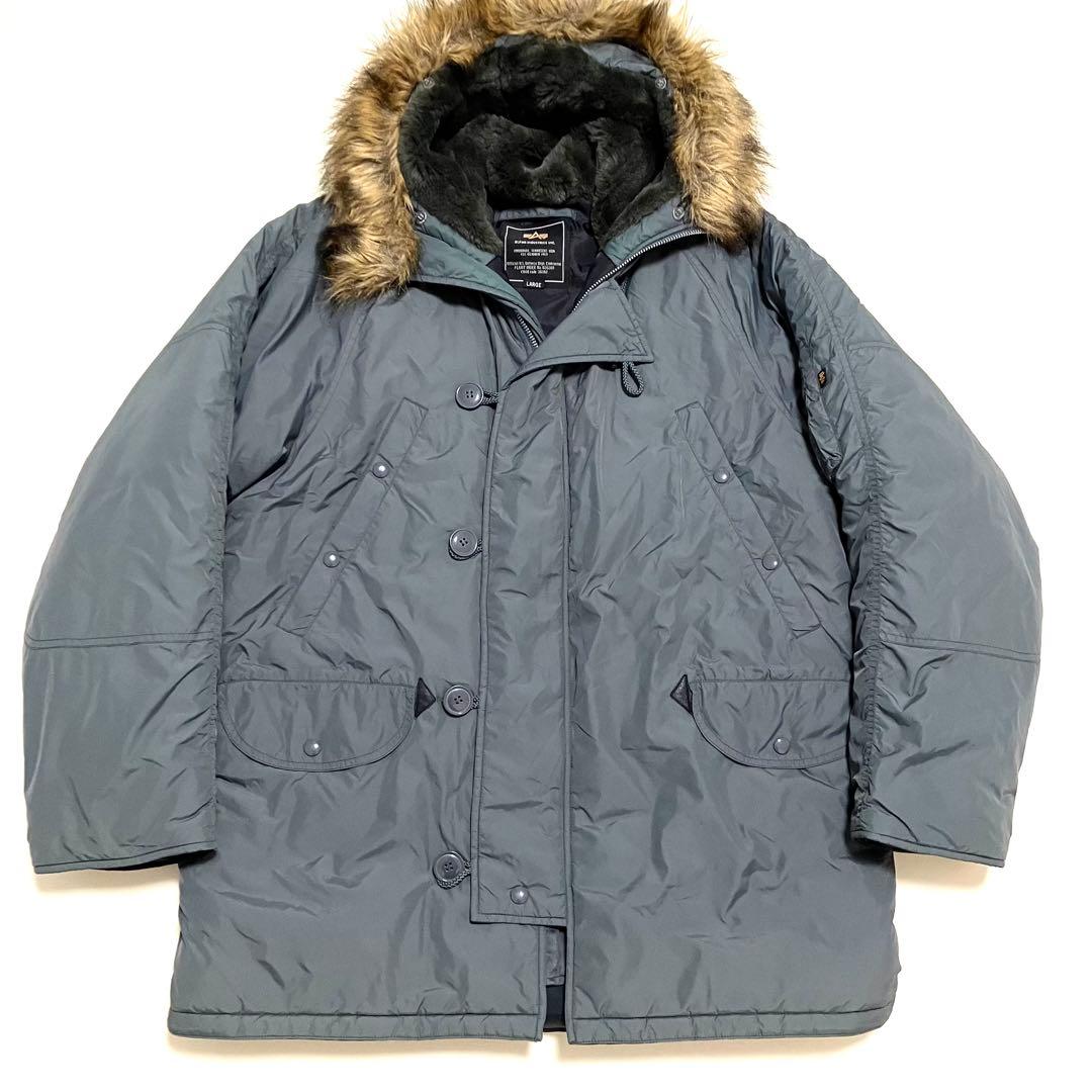 【美品】アルファインダストリー　N3-B フライトジャケット　ファー脱着