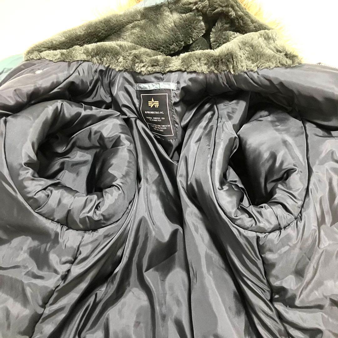 【美品】アルファインダストリー　N3-B フライトジャケット　ファー脱着