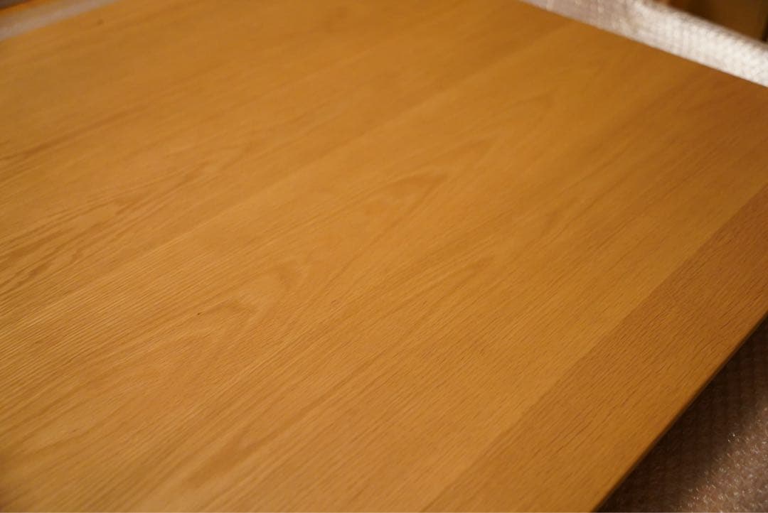 p*i様 浜本工芸 無垢オーク ダイニングテーブル 幅135奥行80高69（定価