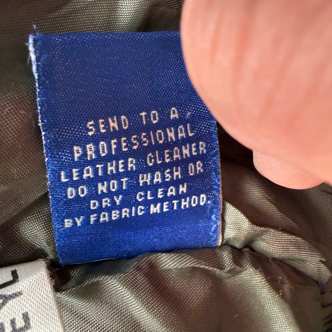 t413USA古着NFLグリーンベイパッカーズスタジャンレザーメンズXLサイズ