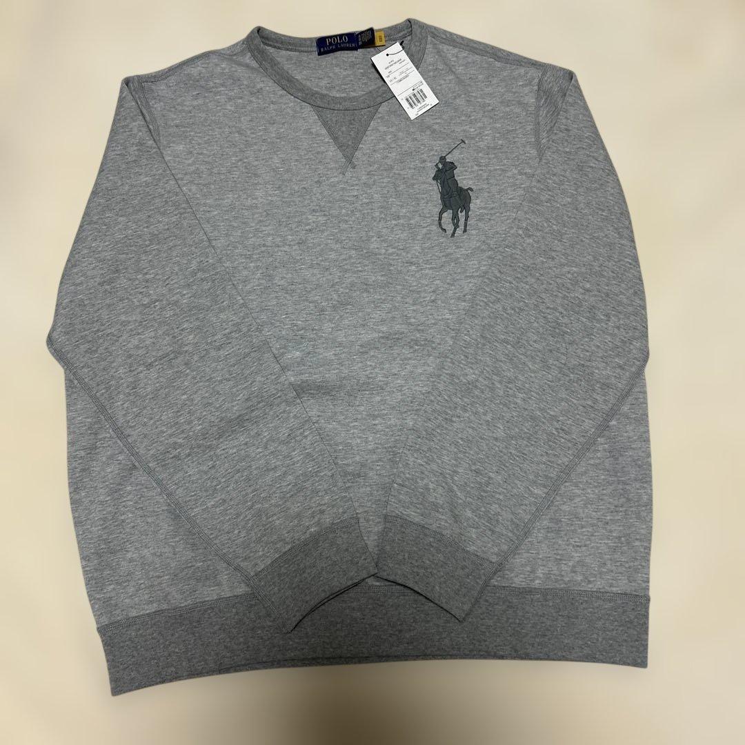 ラルフローレンビックポロトレーナーXLグレー