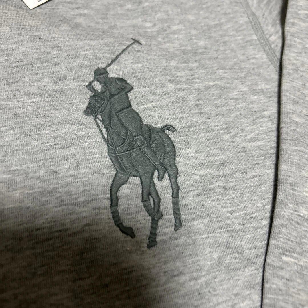 ラルフローレンビックポロトレーナーXLグレー