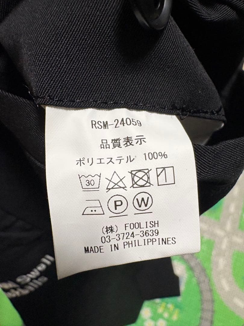 rough and swell ブラックパンツ M