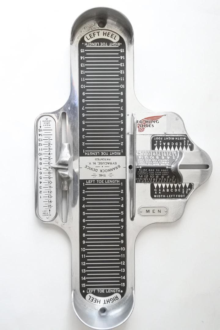 ビンテージ レッドウィング ブランノックデバイス フット スケール