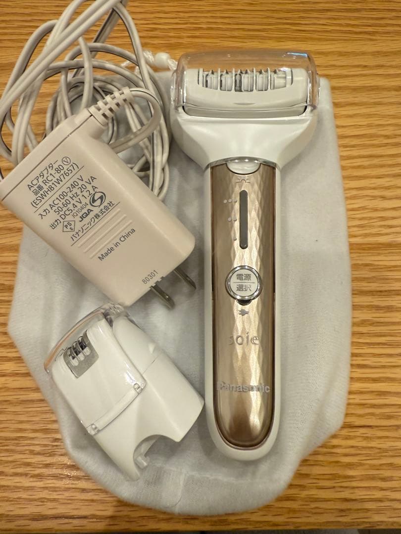 Panasonic ソイエ 脱毛器 充電式コードレス ドライ脱毛　泡脱毛　防水
