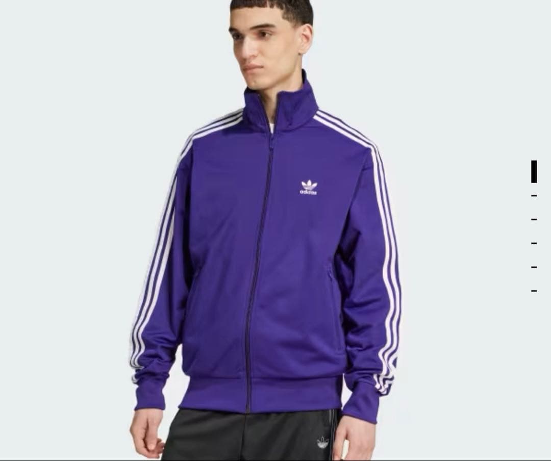 【新品未使用】アディダス ファイヤーバードトラックジャケット　パープル　M