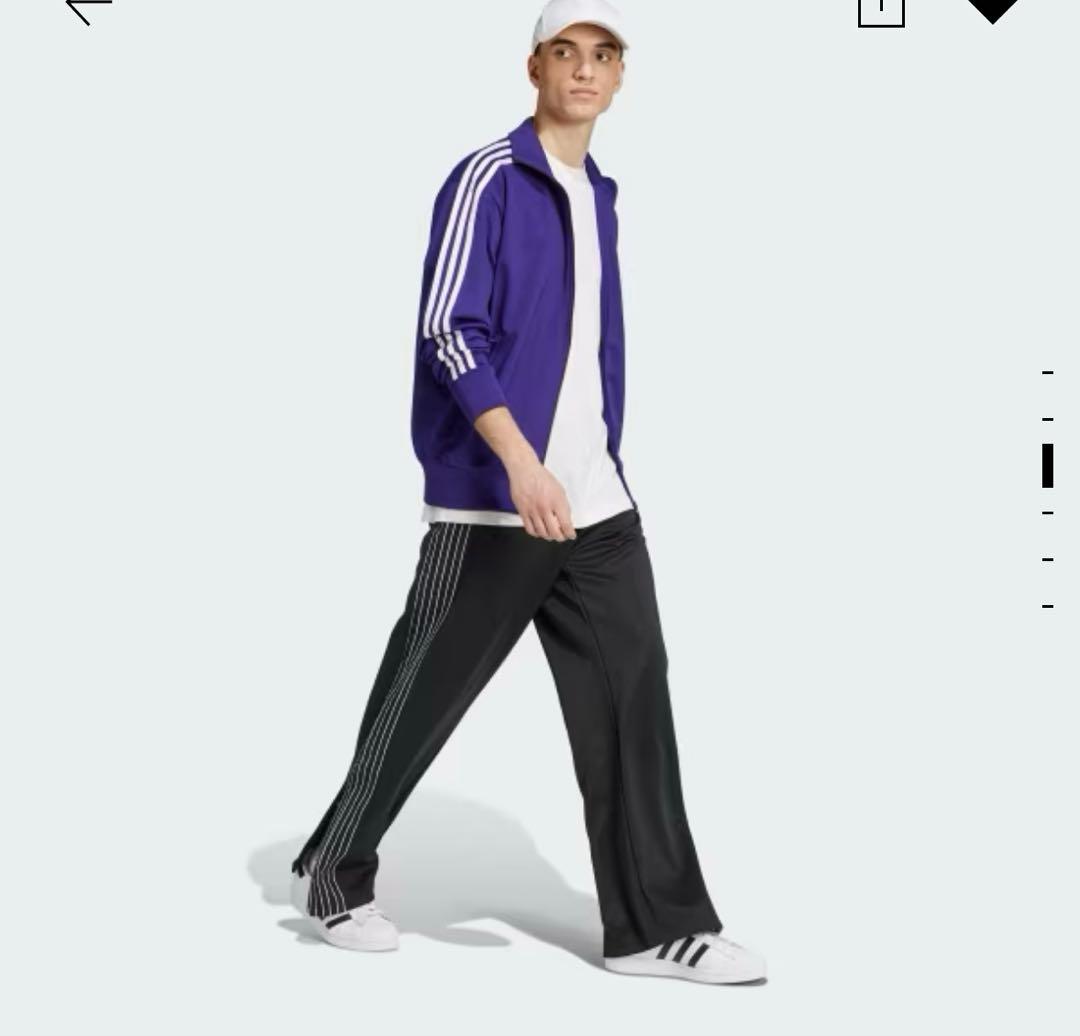 【新品未使用】アディダス ファイヤーバードトラックジャケット　パープル　M