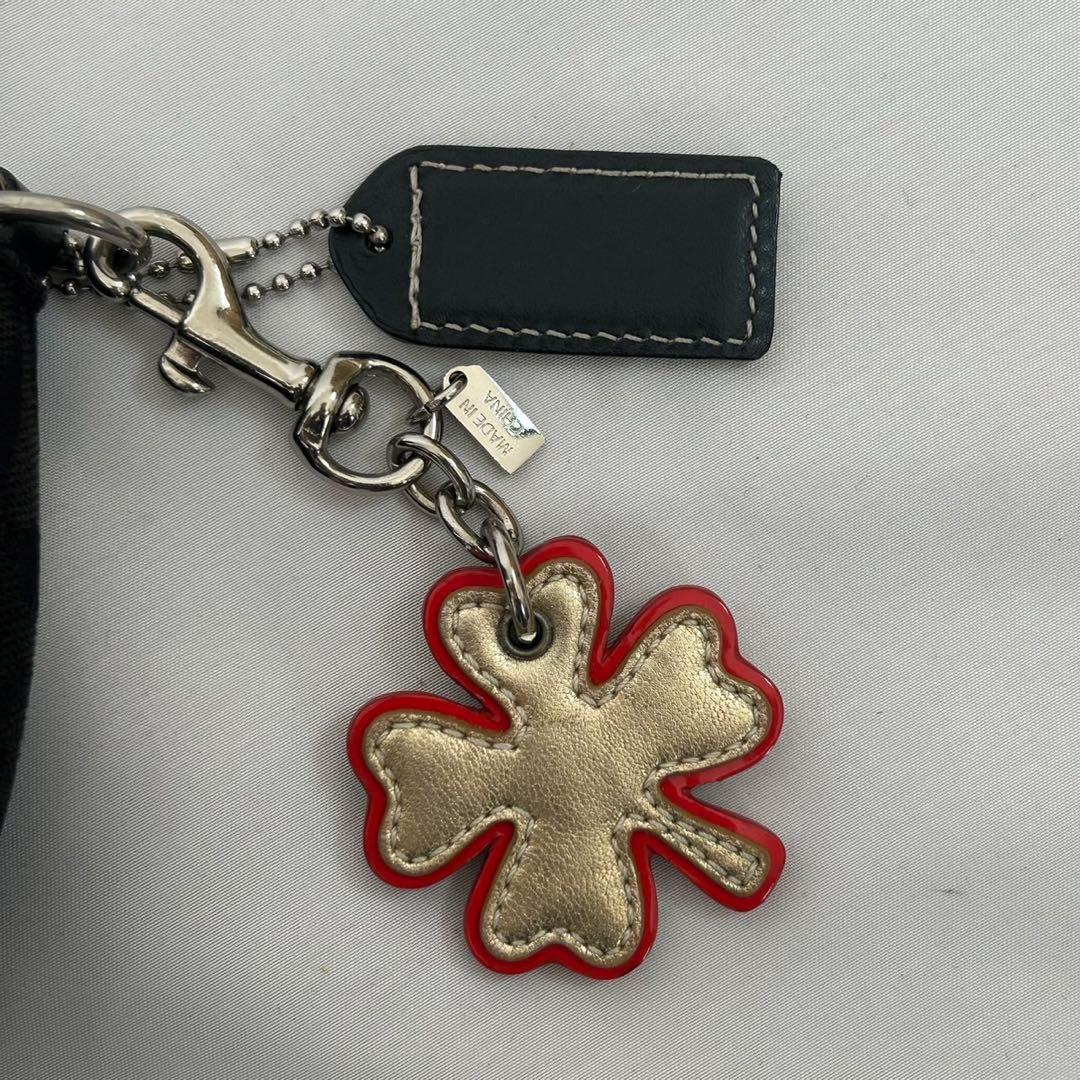 【極美品】コーチ 6094 ソーホー シグネチャー ワンハンドバッグ レザー 黒