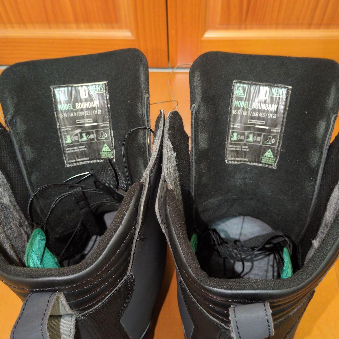 K2 BOUNDARY 28センチ スノーボードブーツ ダブルボア