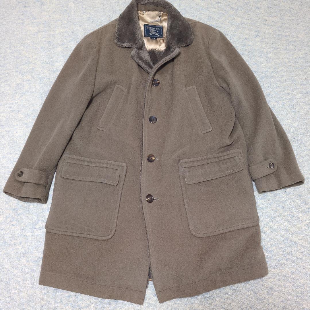 ぴすバーバリー ラムウール100% ボアギャングコート ✨希少 ✨希少