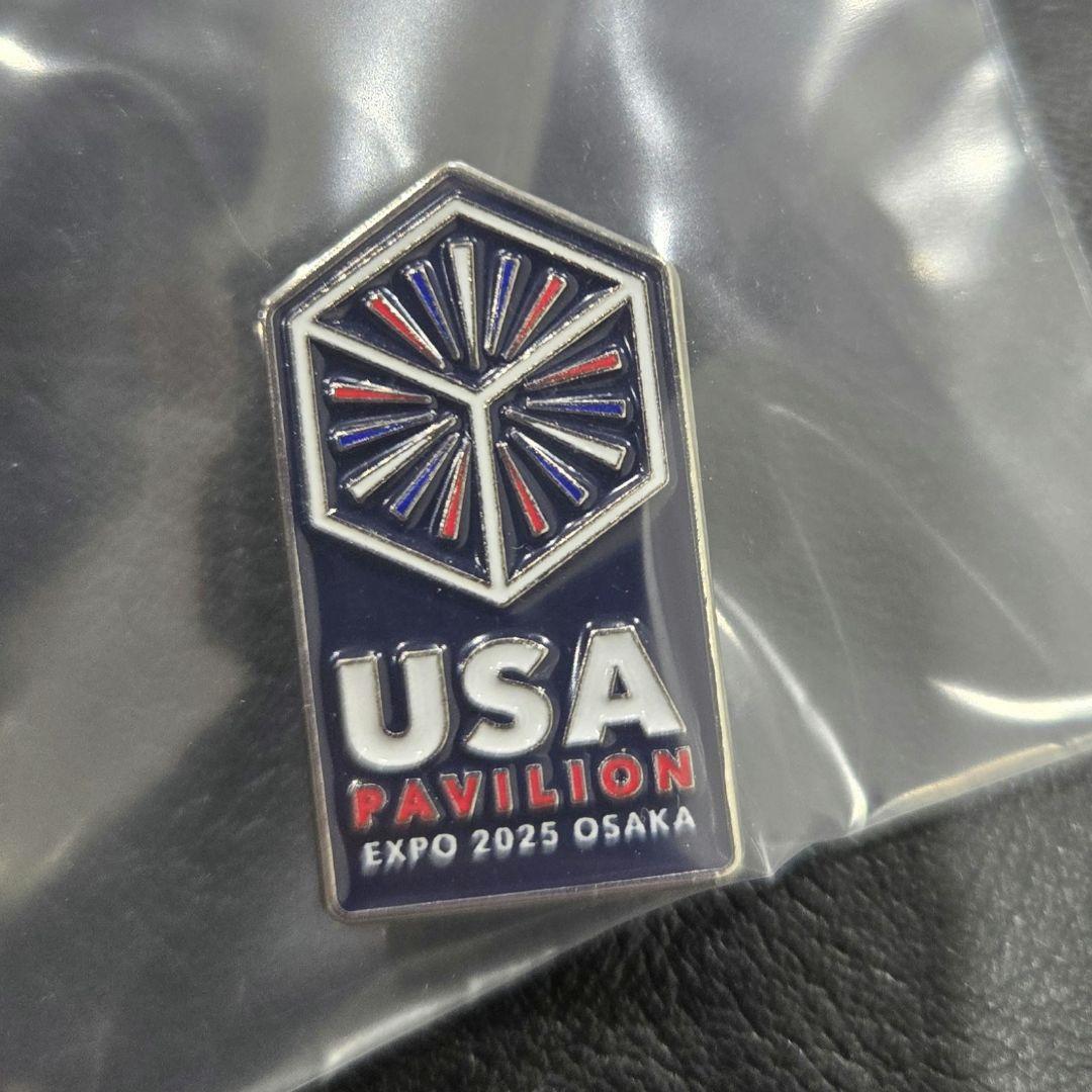 非売品】大阪関西万博 アメリカ館 記念ピンバッジ - メルカリ