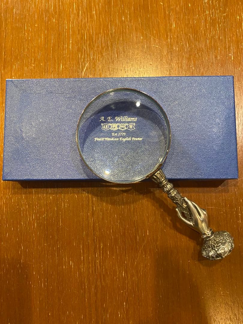 手持ちルーペ　虫眼鏡　A.E.Williams