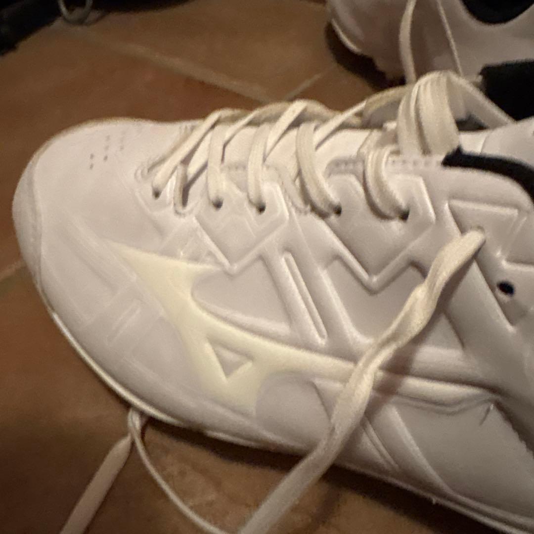 Mizuno ホワイト　スパイク 27.0cm 野球　ミズノ