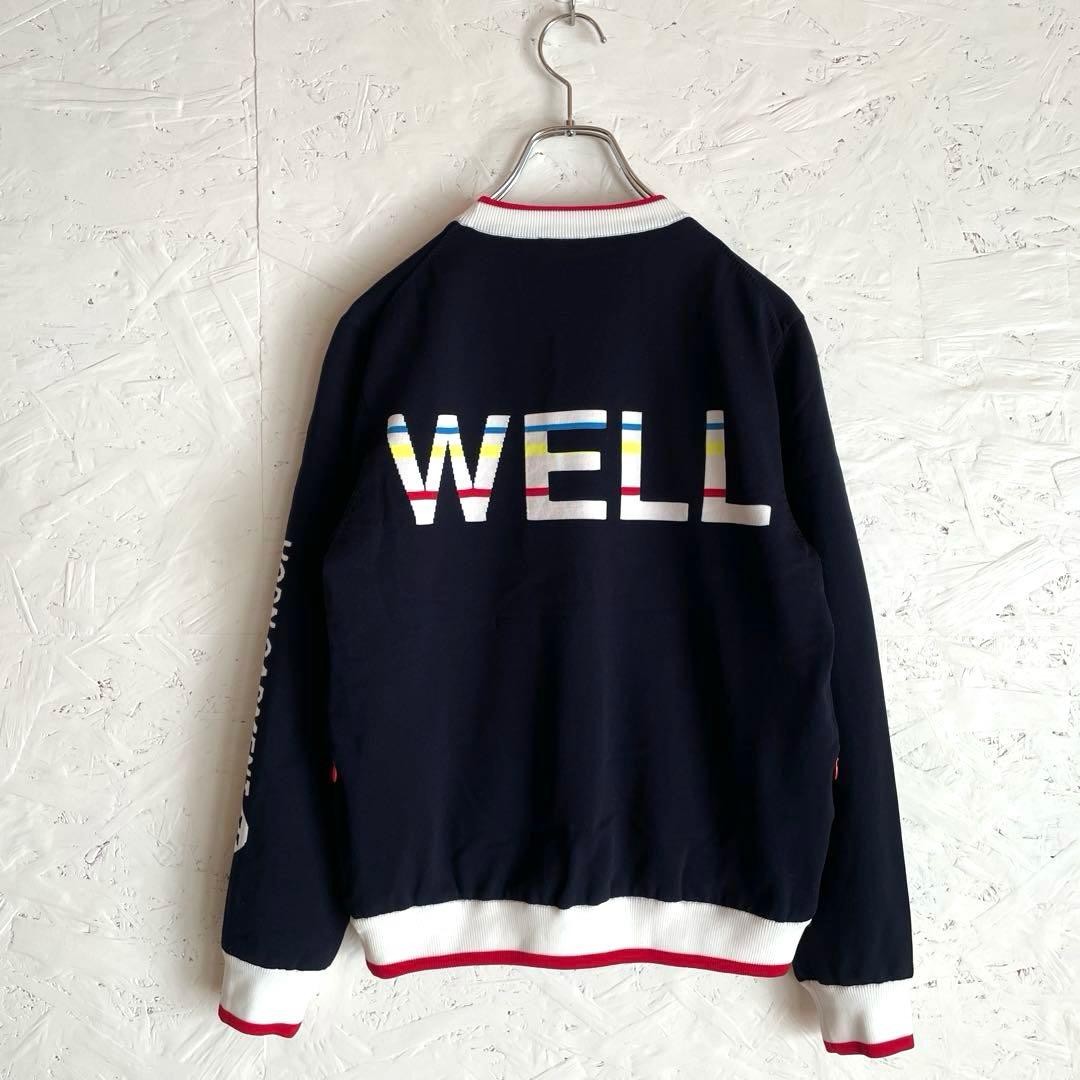 ゴルフウェア【HORN GARMENT】クルーネックニットプルオーバー　裏地付M