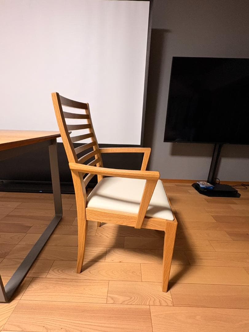 K◆秋田木工 アキモク N005 アームチェア IDC大塚家具 2脚