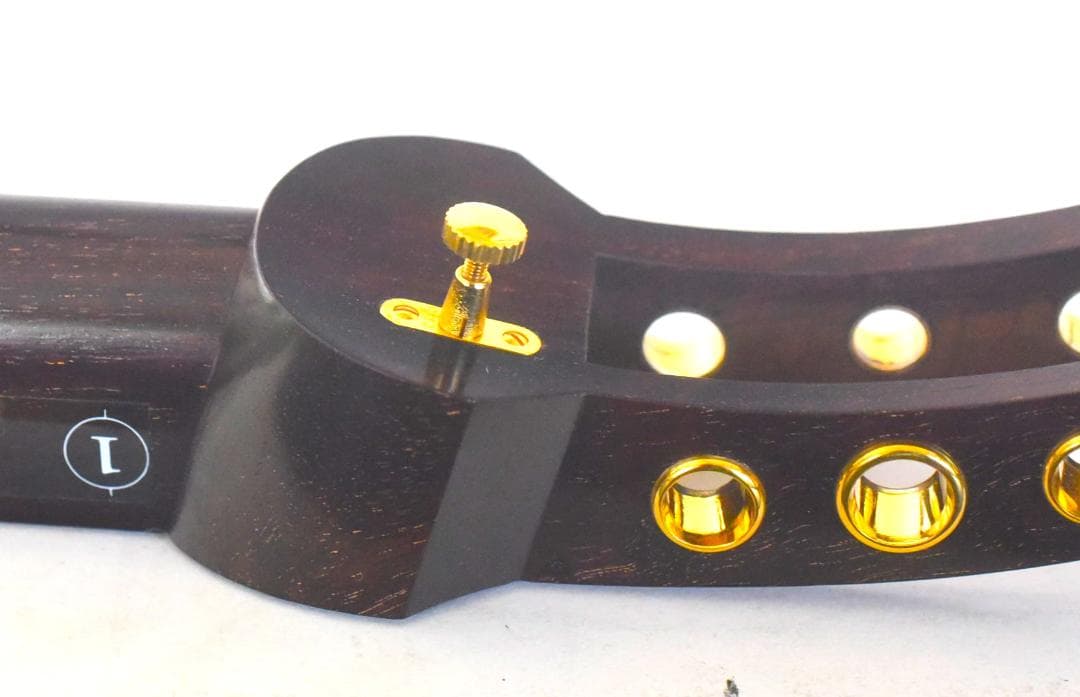 高級民謡三味線●紅木竿●東さわり美品●24-06-19-06