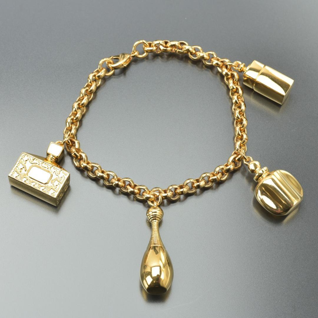 美品 クリスチャンディオール ブレスレット ゴールド 香水 パフューム