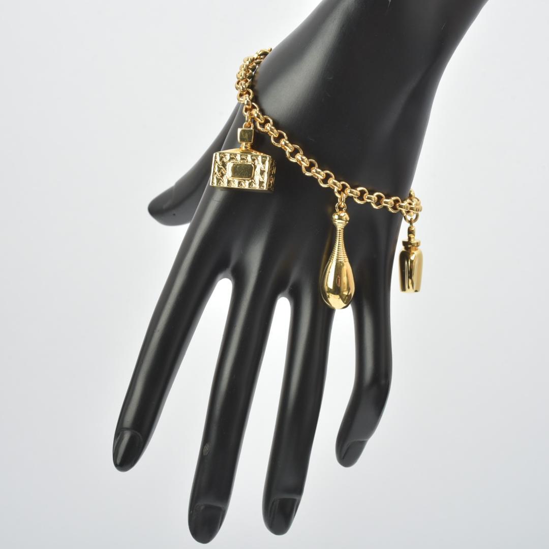 美品 クリスチャンディオール ブレスレット ゴールド 香水 パフューム