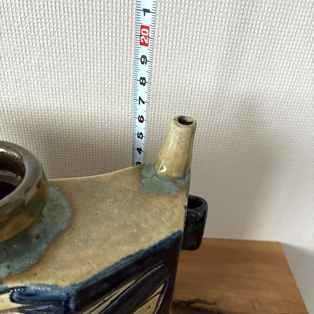 欠けあり】新品未使用 壺屋焼 金城須美子(金城次郎の長女) 抱瓶