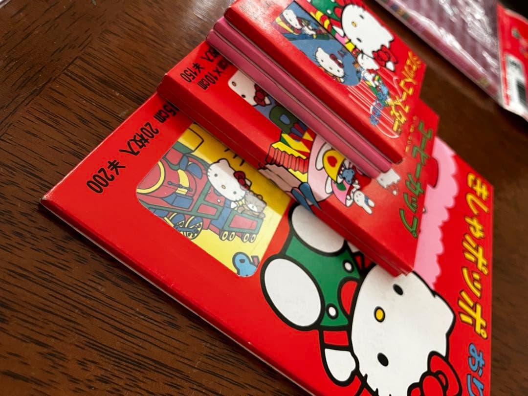 激レア 90年代ハローキティ おりがみ&手帳まとめて 平成レトロ未開封 入手困難