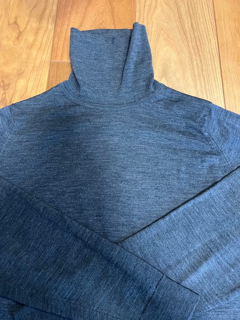 美品ジョンスメドレー BEAMS グレー ニットセーター　S