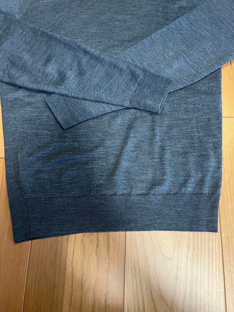 美品ジョンスメドレー BEAMS グレー ニットセーター　S