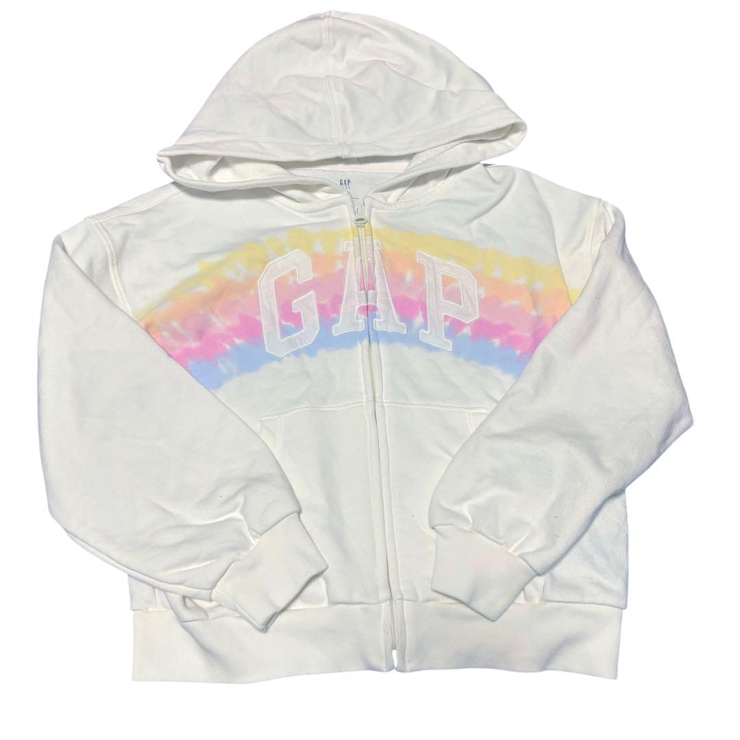 y2k OLD GAP ホワイトパーカー 平成ギャル グランジ 00s 短丈 - メルカリ