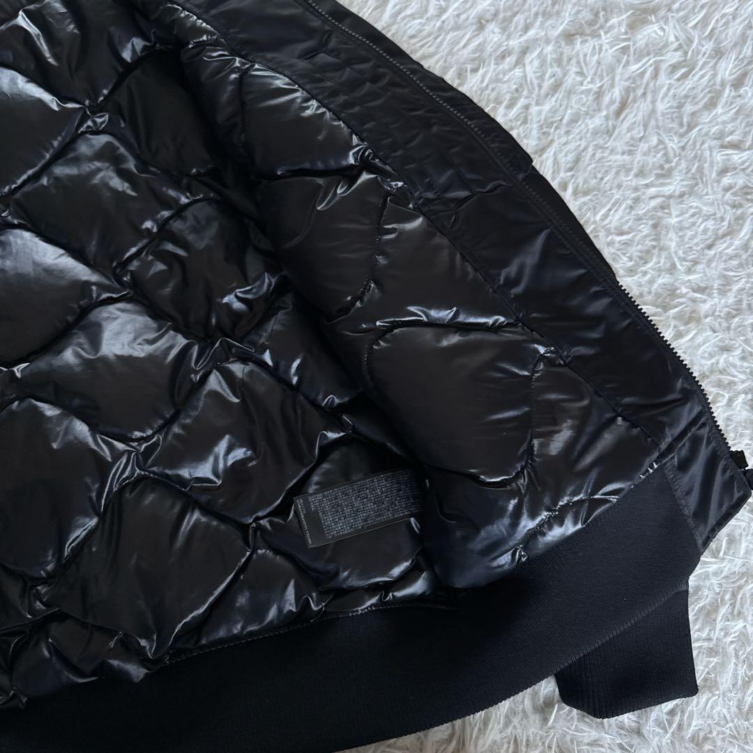 【UNIQLO】＋J ハイブリッドダウンオーバーサイズMA-1ブルゾン 黒 M