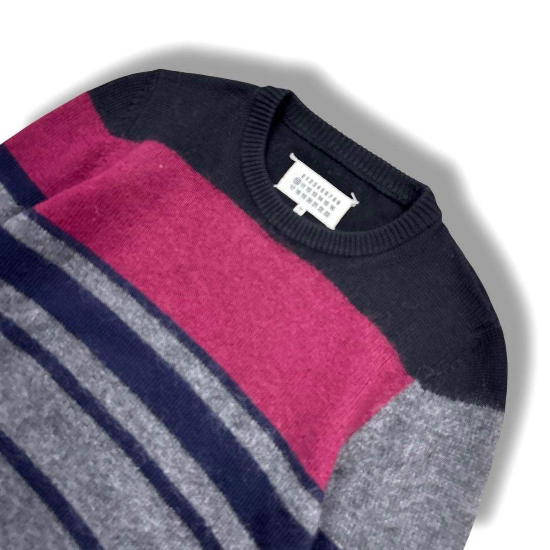 美品 Maison Margiela 15aw セーター ニット ボーダー S
