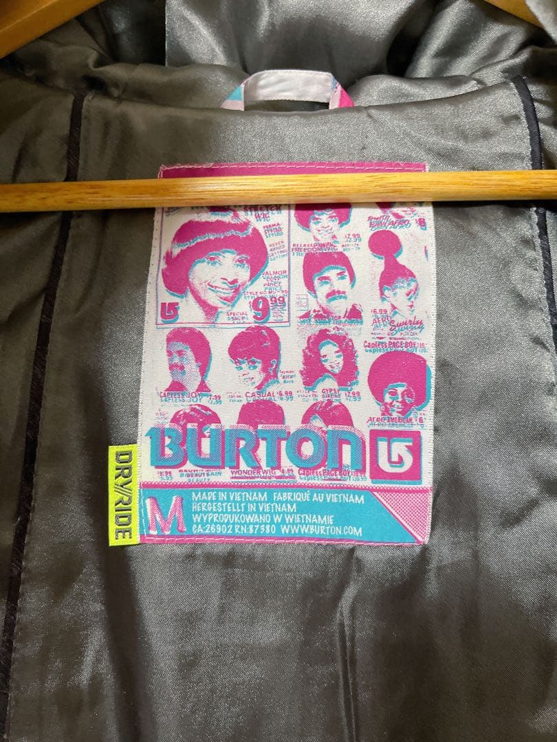 バートン BURTON スノーボードウェア ダウン レディース M ブラック