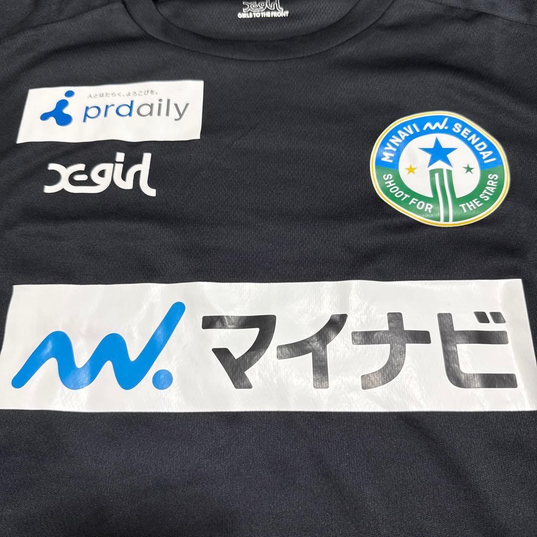マイナビ仙台 支給品 x-girl ウェア Mサイズ スポンサー付き