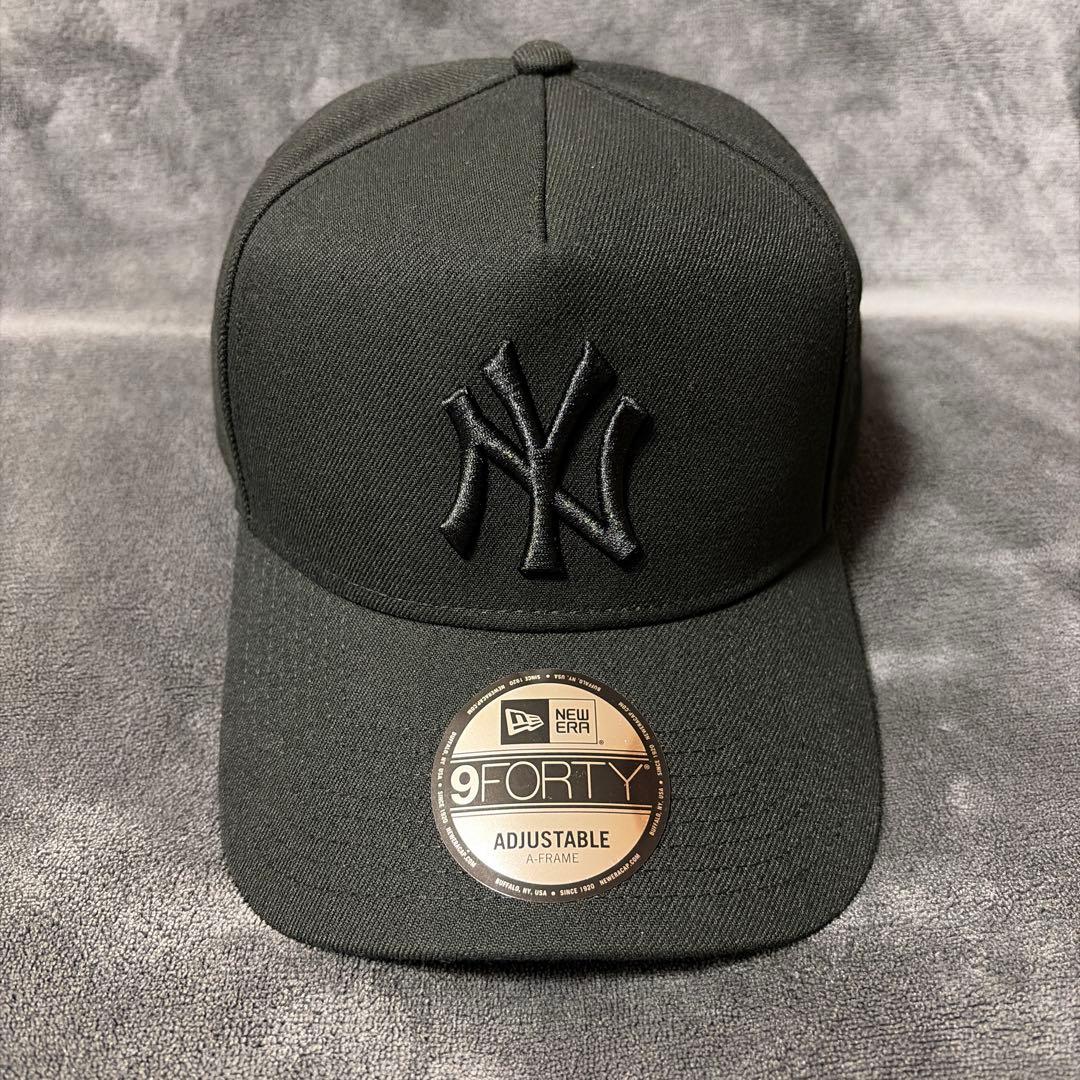 新品未使用】ニューエラ キャップ9FORTY A-Frame オールブラック