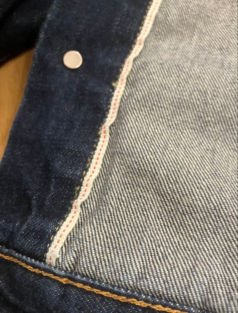 LEVI SリーバイスTYPE I トラッカージャケットsセルビッジ ファースト