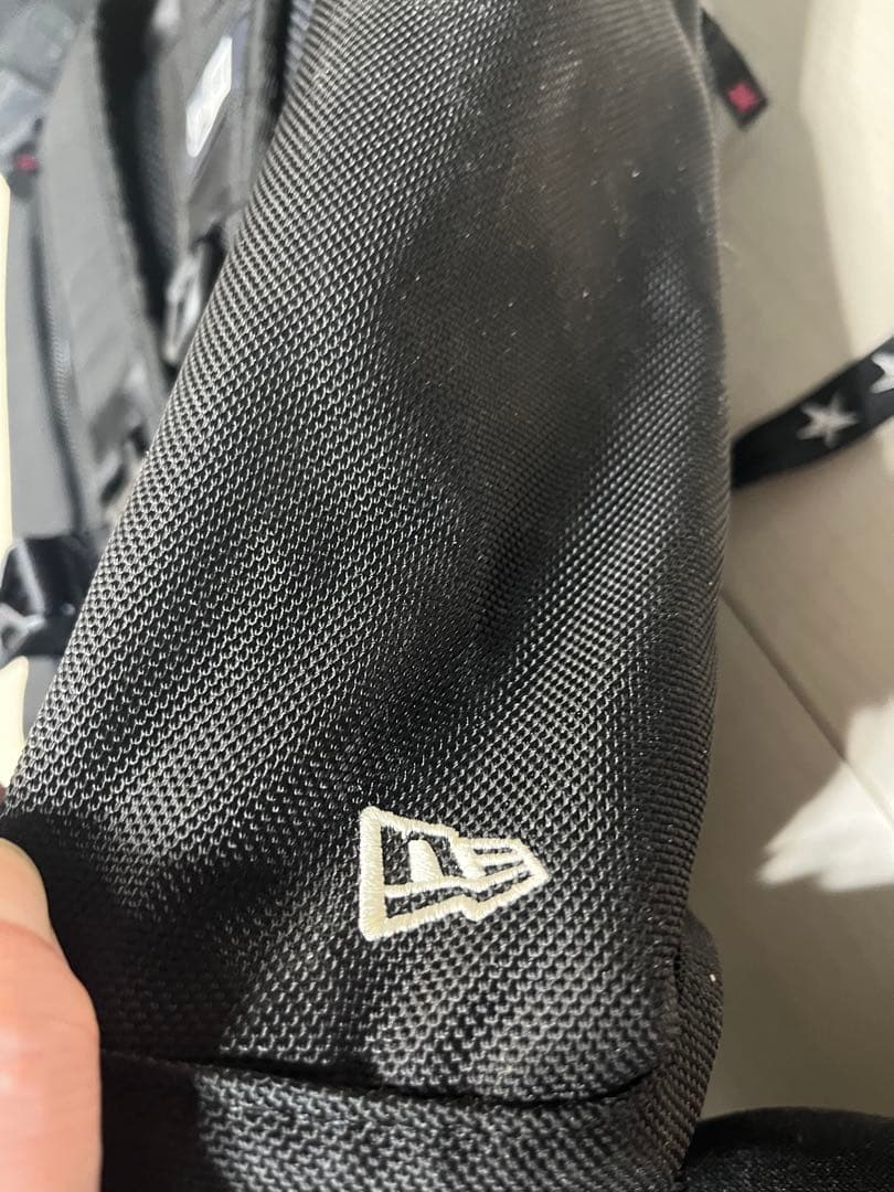 ニューエラ　x-girl バックパック黒　中古美品　CAP入れ付き