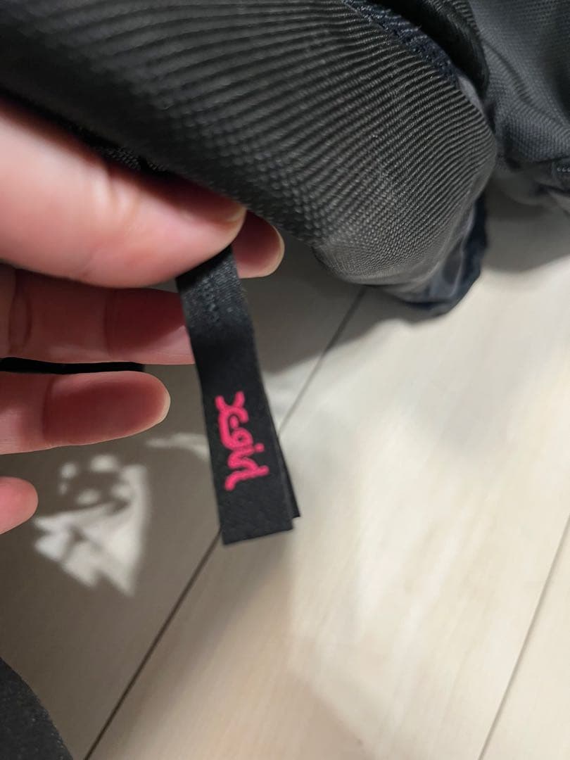 ニューエラ　x-girl バックパック黒　中古美品　CAP入れ付き