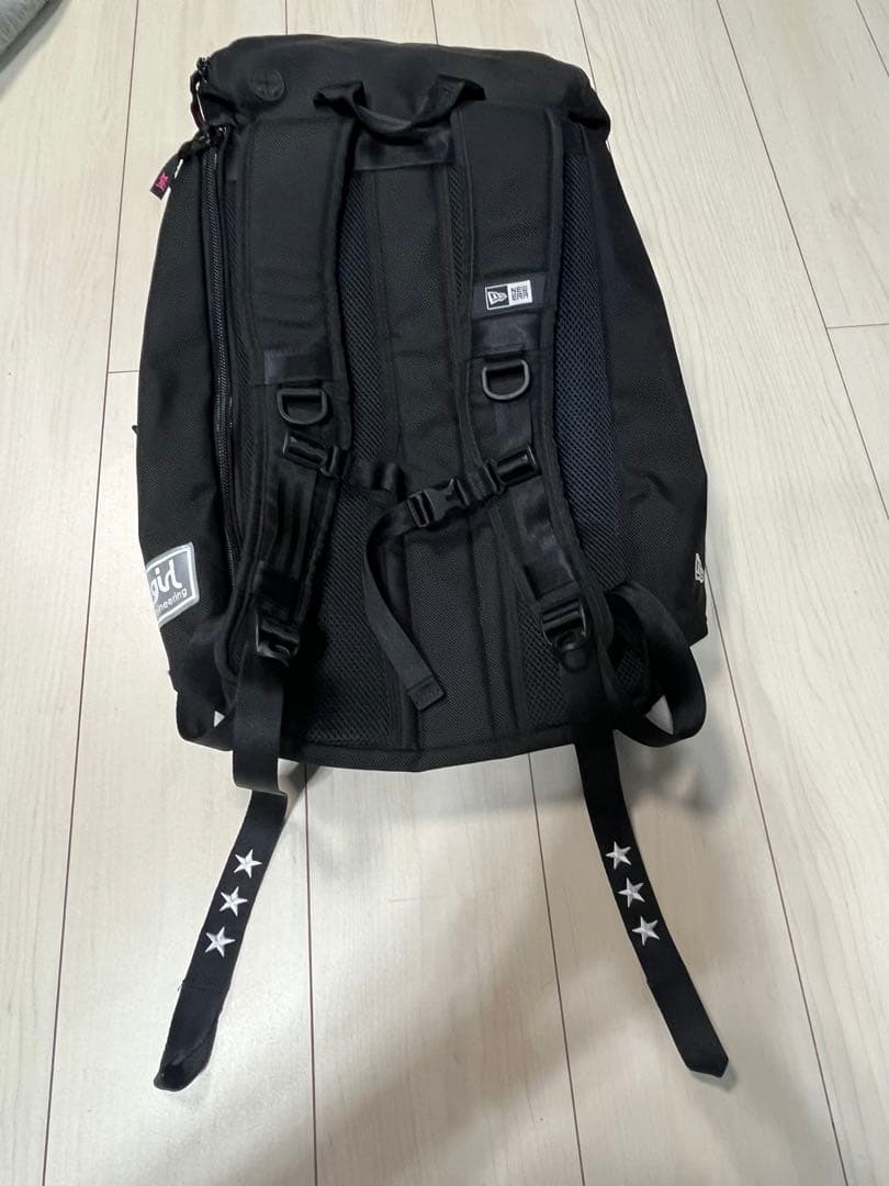 ニューエラ　x-girl バックパック黒　中古美品　CAP入れ付き