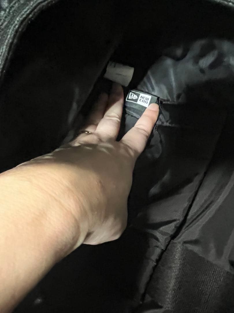 ニューエラ　x-girl バックパック黒　中古美品　CAP入れ付き