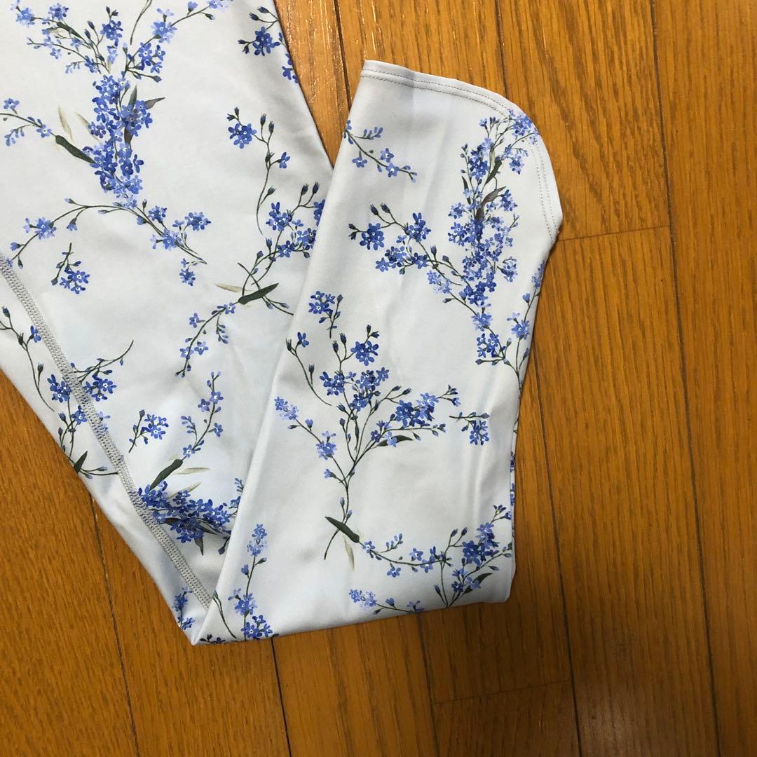 SUKALA LAVA ヨガウエア　セットアップ　花柄　水色　L　新品未使用