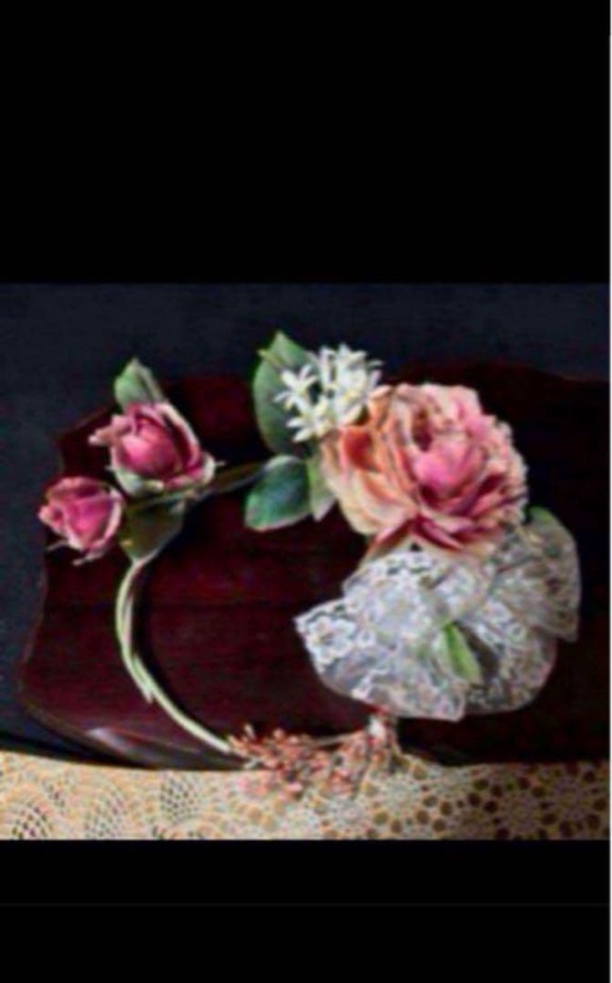 花　アートフラワーブーケ　リース　薔薇　バラ　蕾　プレゼント　パーティ　6