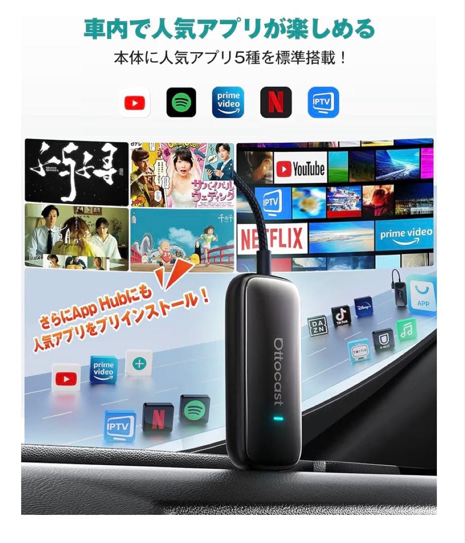 【3/31まで】 ottocast Play2Video Ultra 2025