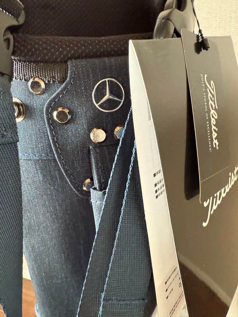 タイトリスト×Mercedes-Benz キャディバッグ ダークブルー