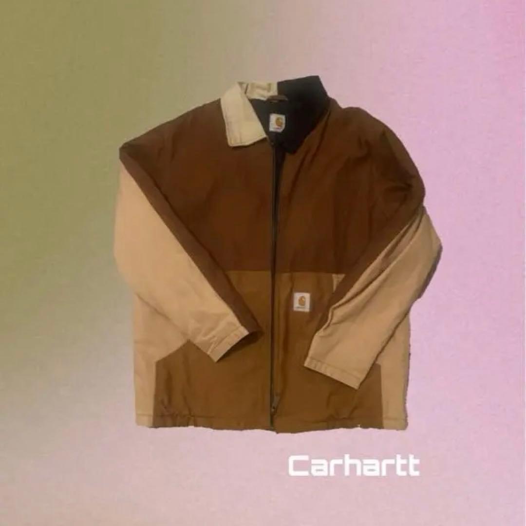 Carhartt カーハート パッチワーク ジップアップ ジャケット XL