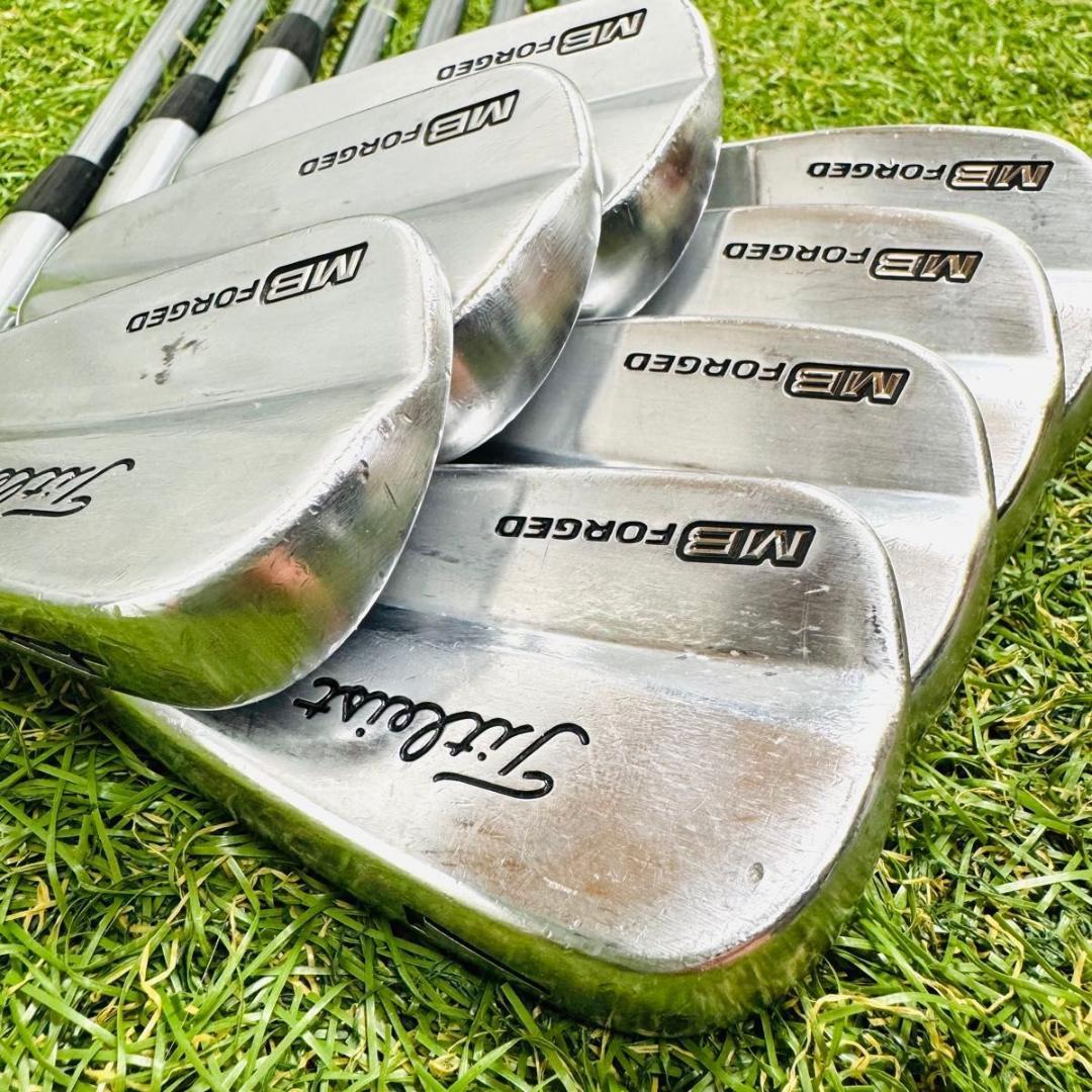 【良品】タイトリスト MB712 フォージド メンズアイアンセット 7本 S