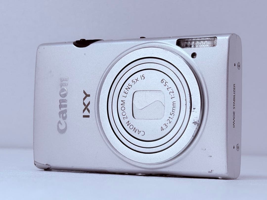 Canon IXY 220F シルバー 動作確認済 コンデジ シンプルデザイン