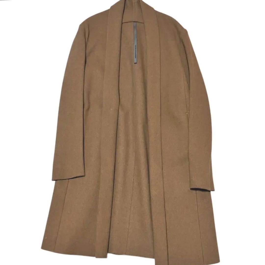 カズユキクマガイアタッチメント カシミヤ　ストレッチ　メルトンストールコート 2