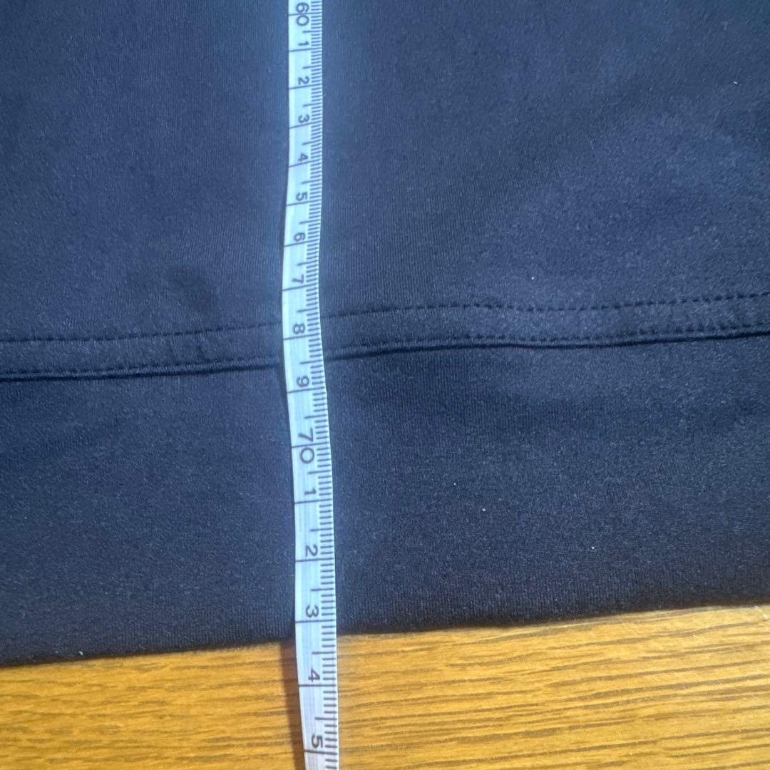 RHOBACK 黒　ハーフジップ長袖シャツ