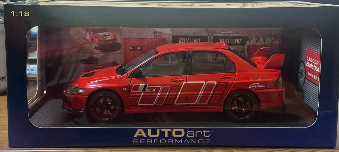 オートアート 三菱 ランサーエボリューション9 RALLIART 1:18